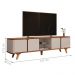 Jogo Rack Painel para TVs 60 Polegadas Swan Cedro Off White
