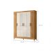 Jogo Roupeiro e Comoda Willow Freijo Off White