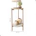Jogo de Mesas para Sala Rouen Off White Bronze