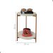 Jogo de Mesas para Sala Rouen Off White Bronze