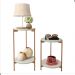 Jogo de Mesas para Sala Rouen Off White Bronze