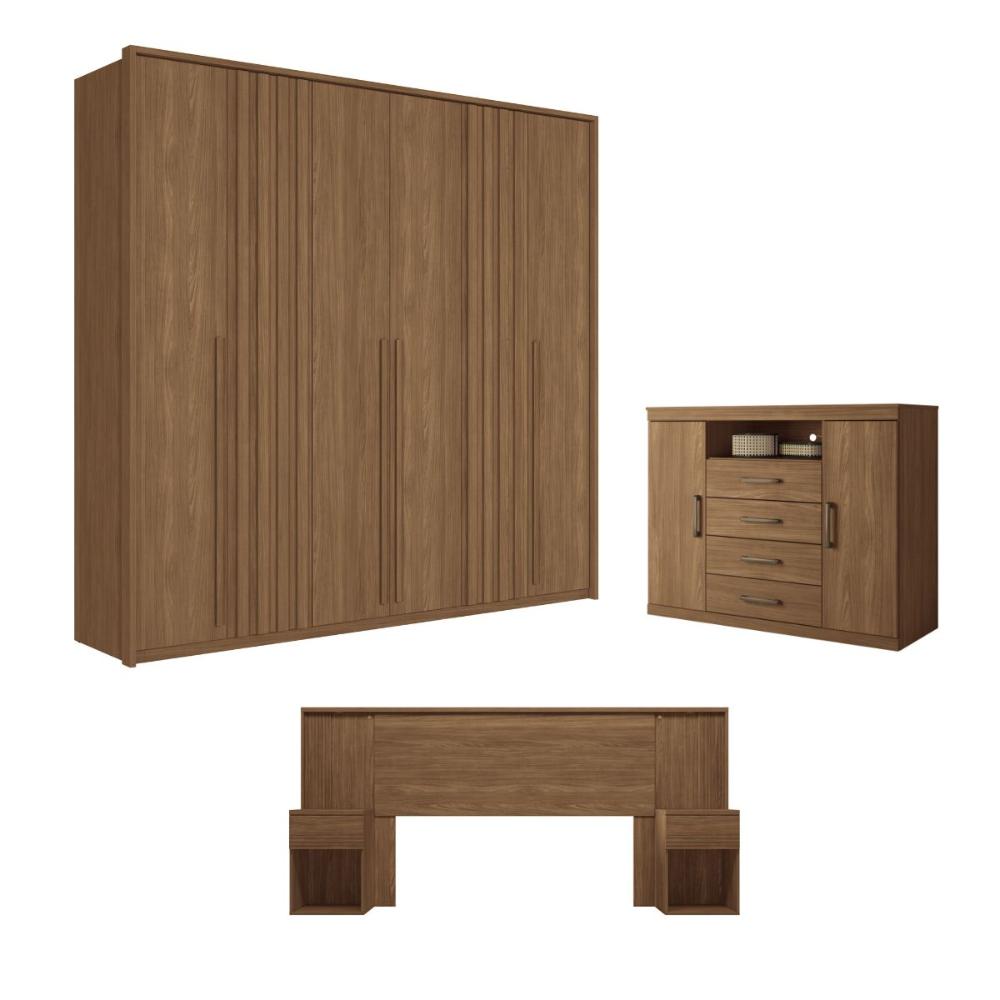 Jogo de Quarto Completo Berlim Jatoba