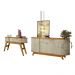 Kit Aparador e Buffet Moscou Cumaru Opala