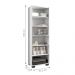 Kit Mesa de Computador e Estante Shanti Branco Trama