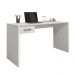 Kit Mesa de Computador e Estante Shanti Branco Trama