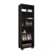 Kit Mesa de Computador e Estante Shanti Preto Trama