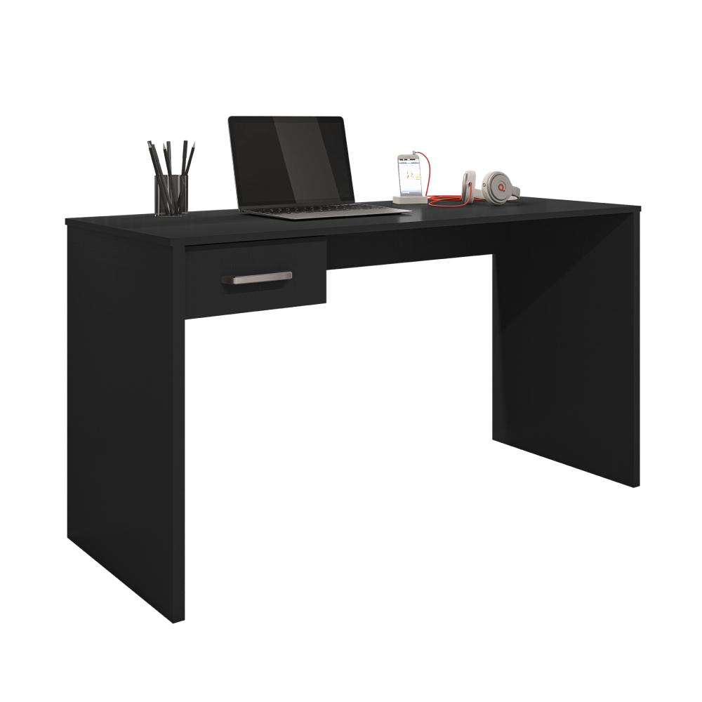 Kit Mesa de Computador e Estante Shanti Preto Trama