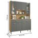 Kit S 8P Golden Freijó Gris