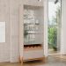 Kit Sala de Estar Zinchenko Off White/Cedro 