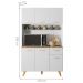 Kit de Cozinha 6 Portas Cairo Branco