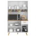 Kit de Cozinha 6 Portas Cairo Branco