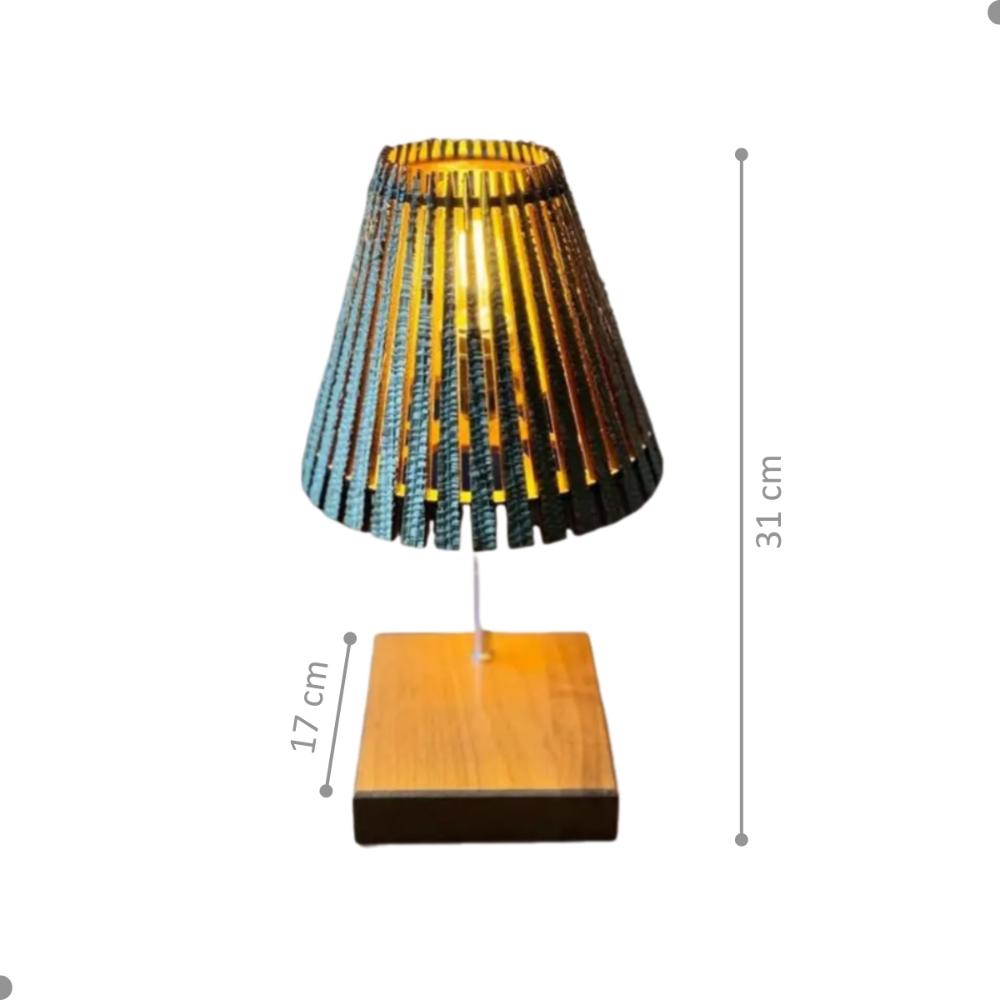 Luminária Laminada com Cúpula Curitiba Freijo
