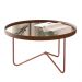 Mesa Centro De Sala Pensilvania Castanho Bronze