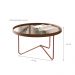 Mesa Centro De Sala Pensilvania Castanho Bronze