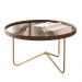 Mesa Centro De Sala Pensilvania Castanho Dourado