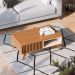 Mesa Centro sala Reno Freijo Off White Matte