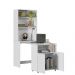 Mesa Com Estante Espaço Café Amazonas Branco 