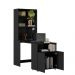 Mesa Com Estante Espaço Café Amazonas Preto