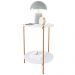 Mesa De Apoio Lateral Purples Branco/Bronze