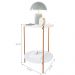 Mesa De Apoio Lateral Purples Branco/Bronze