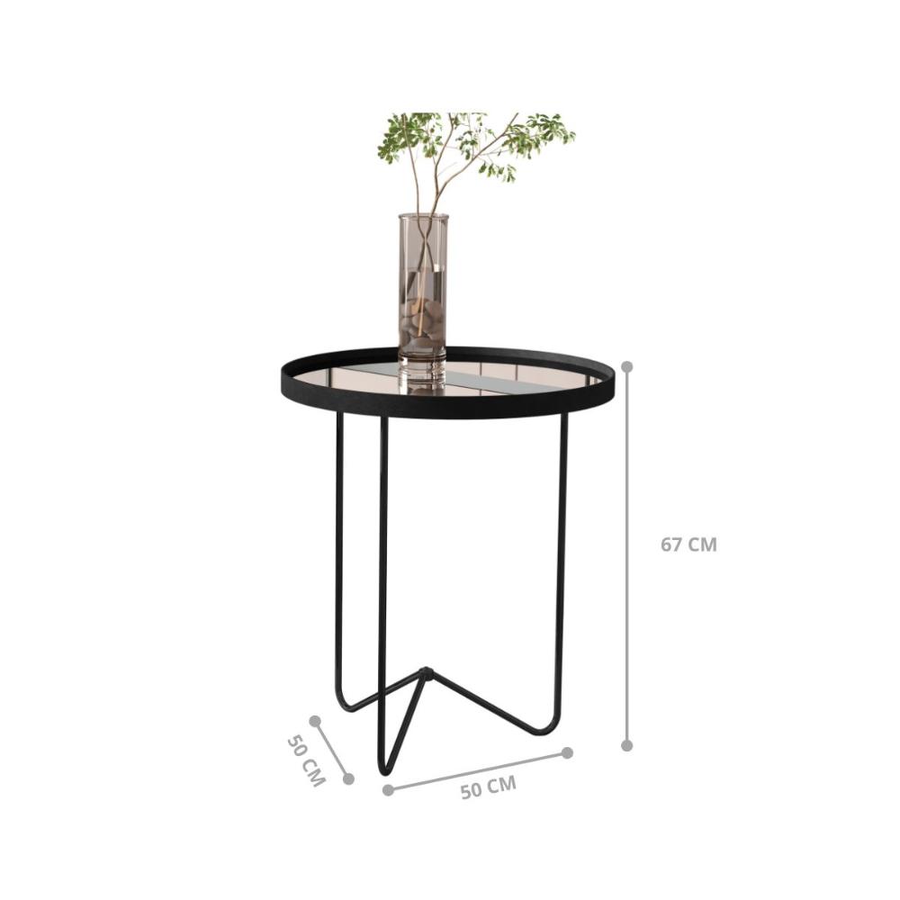 Mesa De Canto Pensilvania Preto Preto