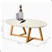 Mesa Oval de Centro para Sala Miami Off White