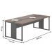 Mesa Para Sala de Reunião 4 Lugares Lazio Freijó Preto