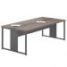 Mesa Para Sala de Reunião 4 Lugares Lazio Freijó Preto