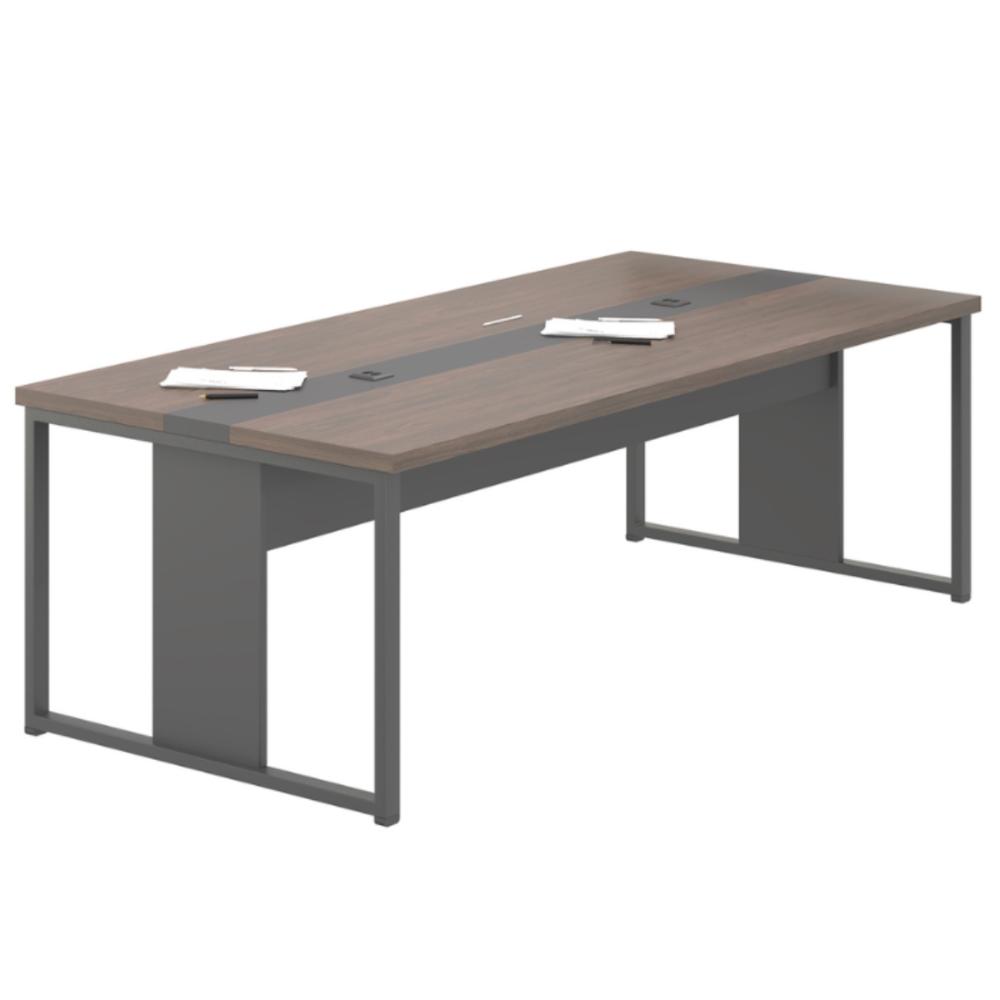 Mesa Para Sala de Reunião 4 Lugares Lazio Freijó Preto