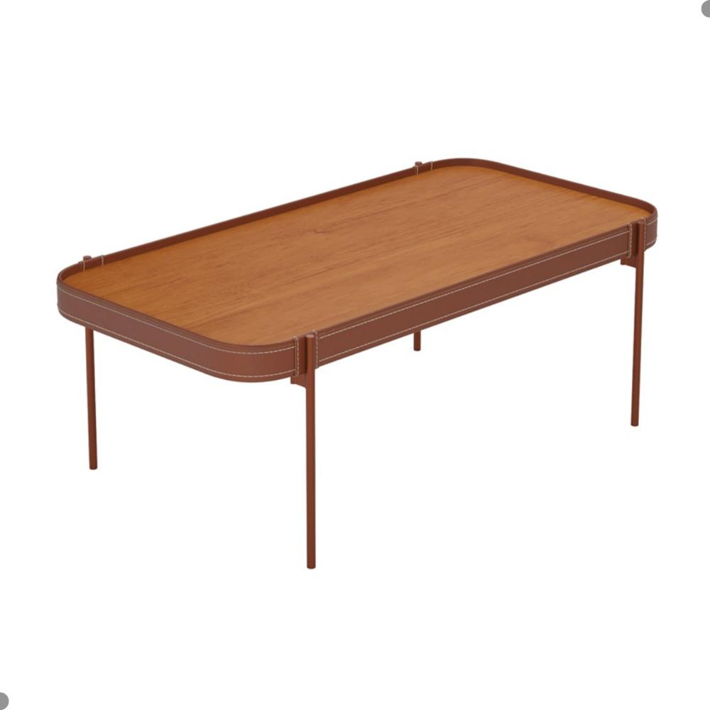 Mesa Retangular para Sala Kuala Nature Cobre
