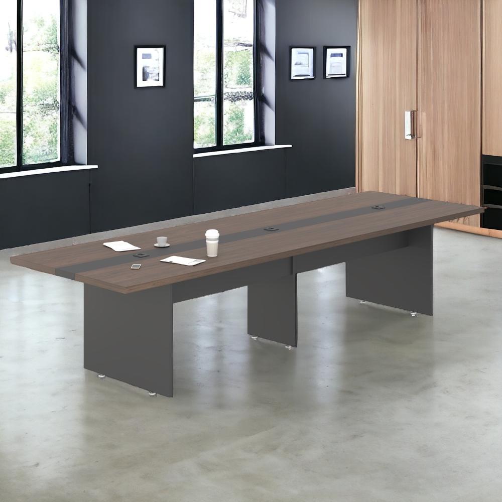 Mesa Sala de Reunião Empresa 8 Lugares Freijó Preto