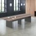 Mesa Sala de Reunião Empresa 8 Lugares Noce Preto