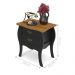 Mesa com Gavetas Capela Preto Acetinado Cumarú