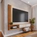 Mesa com Home para TV Reno Off White Matte Freijo