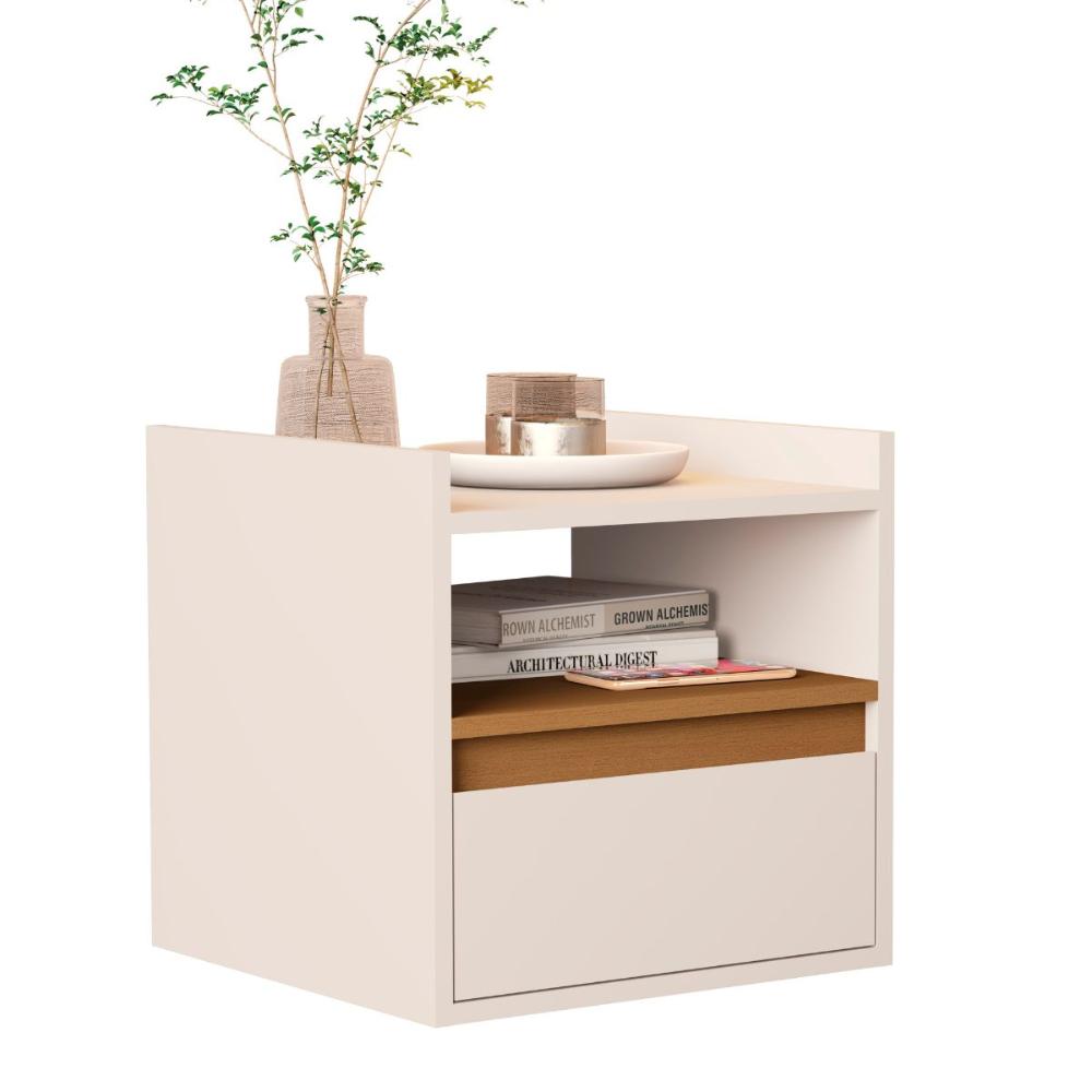 Mesa de Apoio Suspensa Iglesias Off White Nature