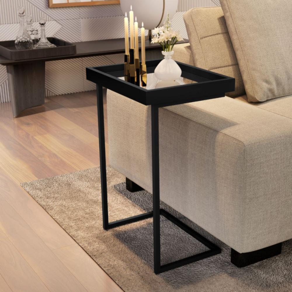 Mesa de Apoio para Sala Filipinas Preto