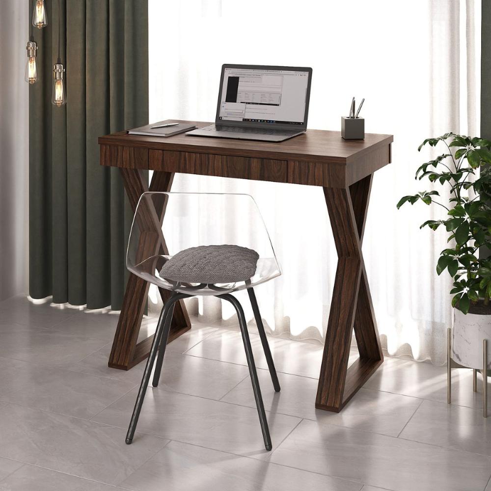 Mesa de Computador Milleto Madeira/Ferro