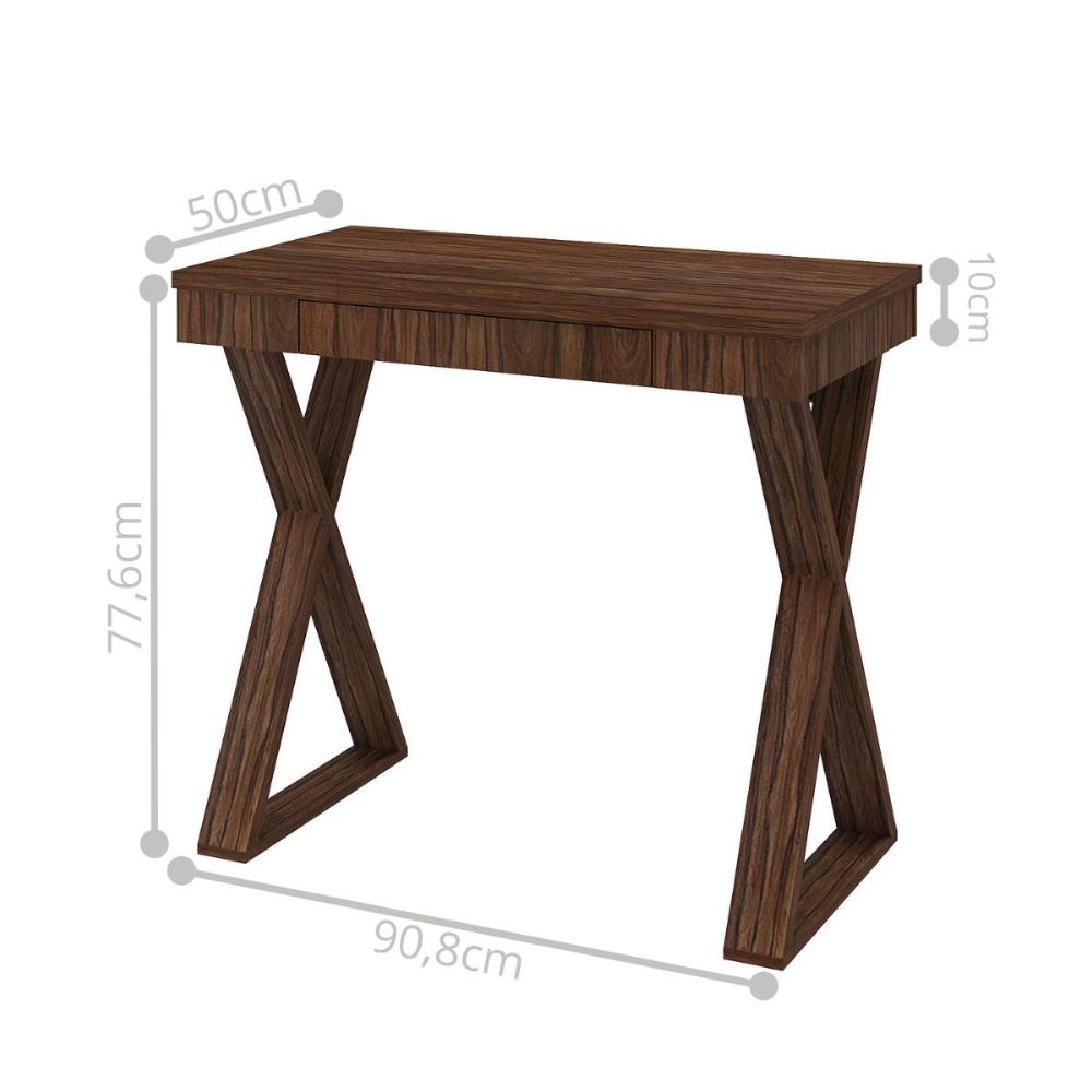 Mesa de Computador Milleto Madeira/Ferro