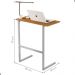 Mesa de Notebook com Pés de Ferro Viena Nature Cinza