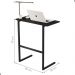 Mesa de Notebook com Pés de Ferro Viena Preto Preto
