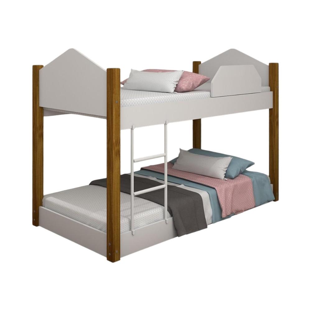 Mini Cama Casinha Rebeca Branco