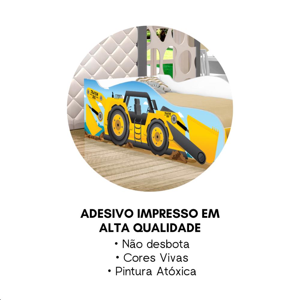 Mini Cama Infantil Kids Speciale com Colchão - Amarelo