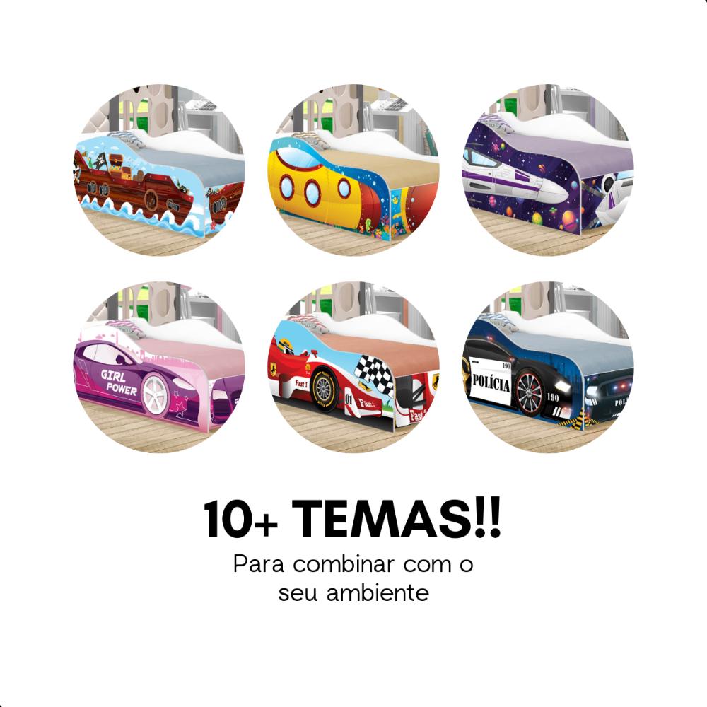 Mini Cama Infantil Kids Speciale com Colchão - Amarelo