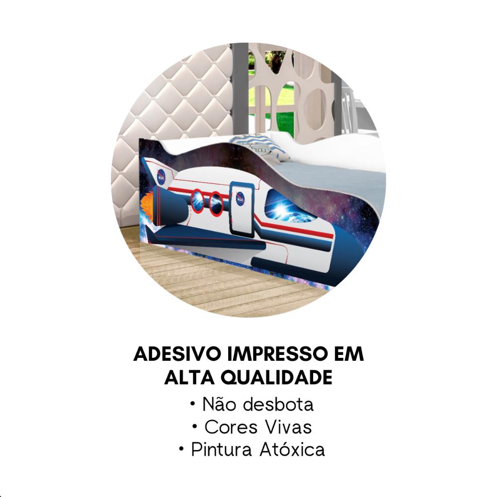 Mini Cama Infantil Kids Speciale com Colchão - Foguete