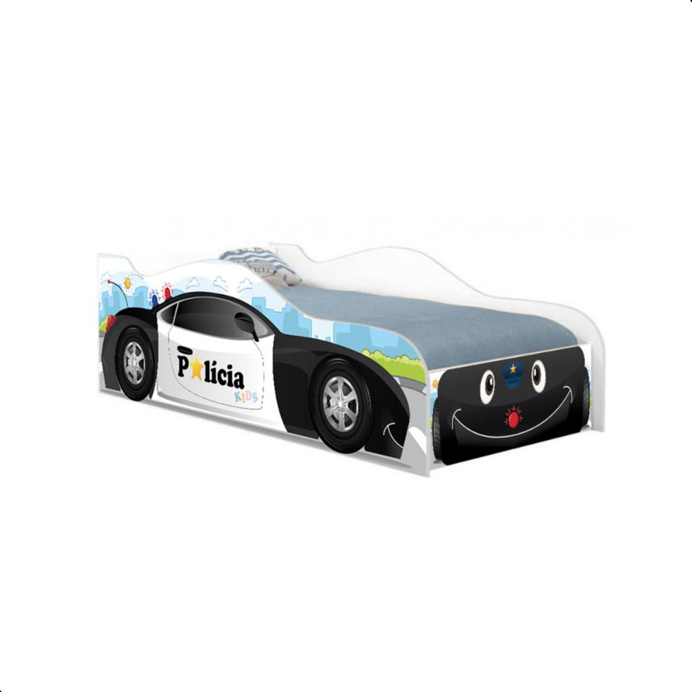 Mini Cama Infantil Kids Speciale com Colchão - Polícia Baby