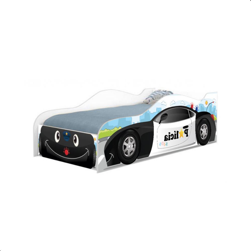Mini Cama Infantil Kids Speciale com Colchão - Polícia Baby