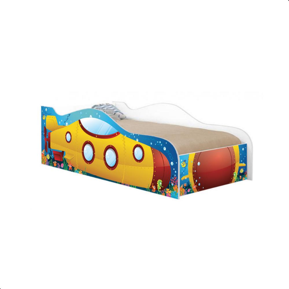 Mini Cama Infantil Kids Speciale com Colchão - Submarino Amarelo