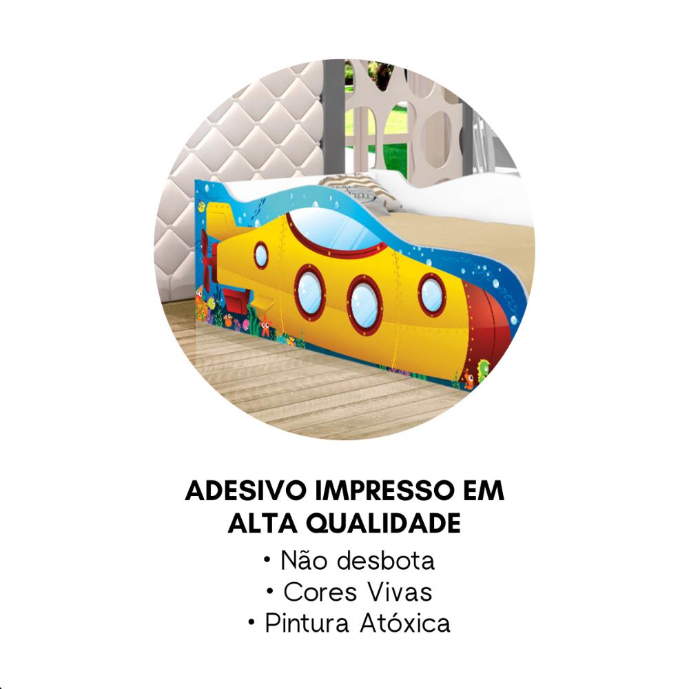 Mini Cama Infantil Kids Speciale com Colchão - Submarino Amarelo