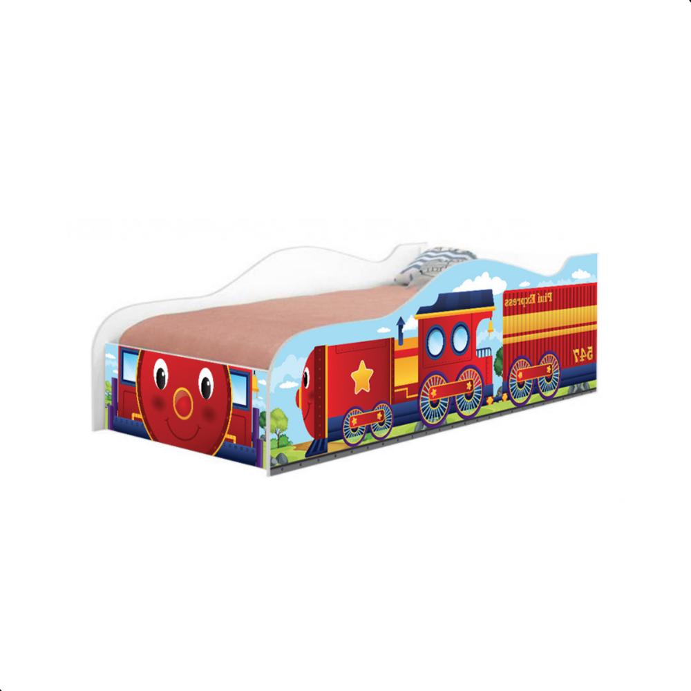Mini Cama Infantil Kids Speciale com Colchão - Trenzinho