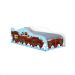 Mini Cama Infantil Kids Speciale com Colchão - navio pirata